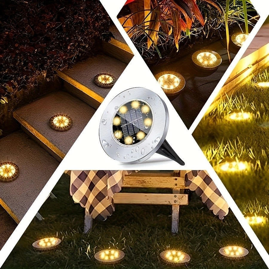 Luminária Solar para Jardim com LEDs Premium À prova d'água IP65 - PROMOÇÃO RELÂMPAGO 🔥